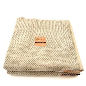 2pc ECOEXISTENCE Bamboo  Zero Twist Loops Bath Sheet Towel Set - Dove21